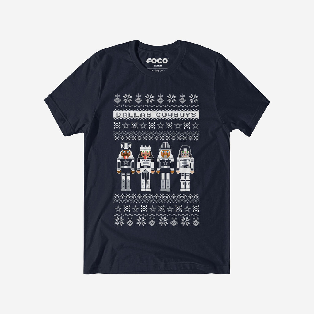 Dallas Cowboys Holiday Nutcracker Sweater T-Shirt FOCO S - FOCO.com