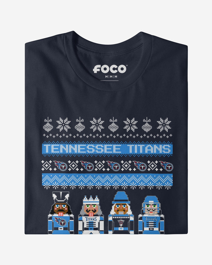 Tennessee Titans Holiday Nutcracker Sweater T-Shirt FOCO - FOCO.com