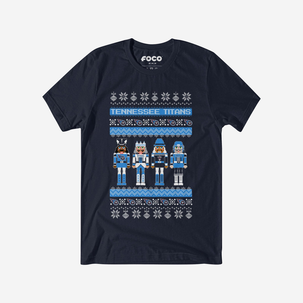 Tennessee Titans Holiday Nutcracker Sweater T-Shirt FOCO S - FOCO.com