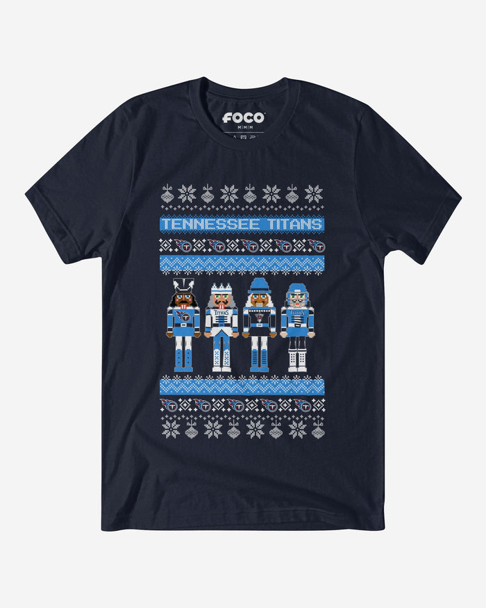 Tennessee Titans Holiday Nutcracker Sweater T-Shirt FOCO S - FOCO.com