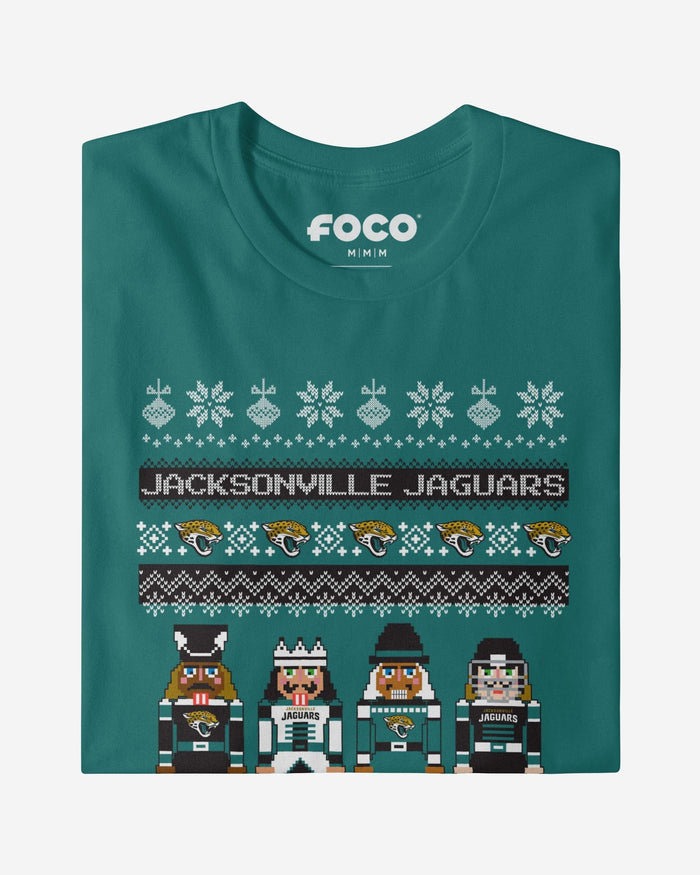 Jacksonville Jaguars Holiday Nutcracker Sweater T-Shirt FOCO - FOCO.com