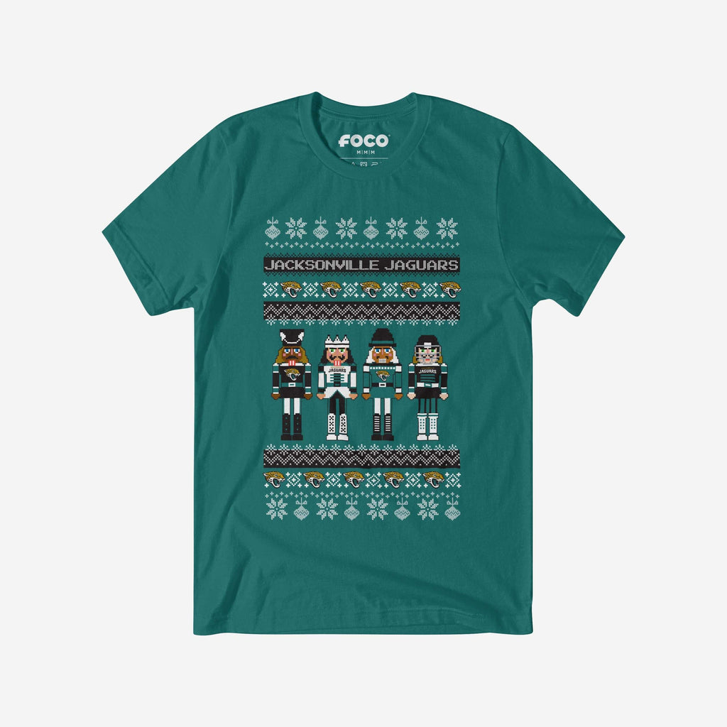 Jacksonville Jaguars Holiday Nutcracker Sweater T-Shirt FOCO S - FOCO.com