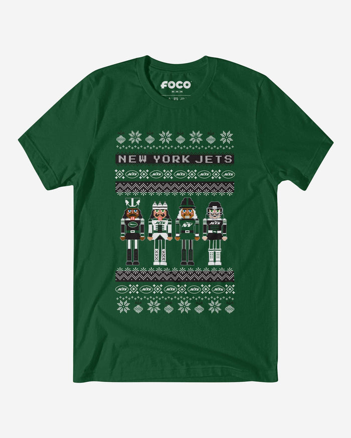 New York Jets Holiday Nutcracker Sweater T-Shirt FOCO S - FOCO.com