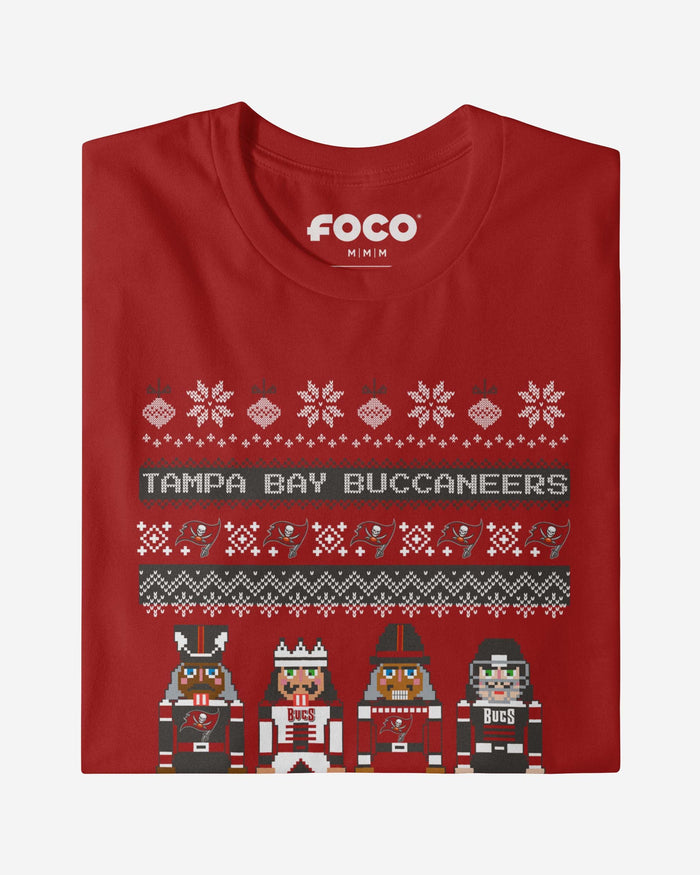 Tampa Bay Buccaneers Holiday Nutcracker Sweater T-Shirt FOCO - FOCO.com