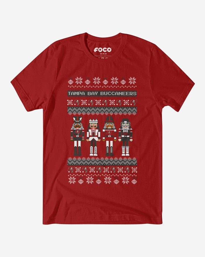 Tampa Bay Buccaneers Holiday Nutcracker Sweater T-Shirt FOCO S - FOCO.com