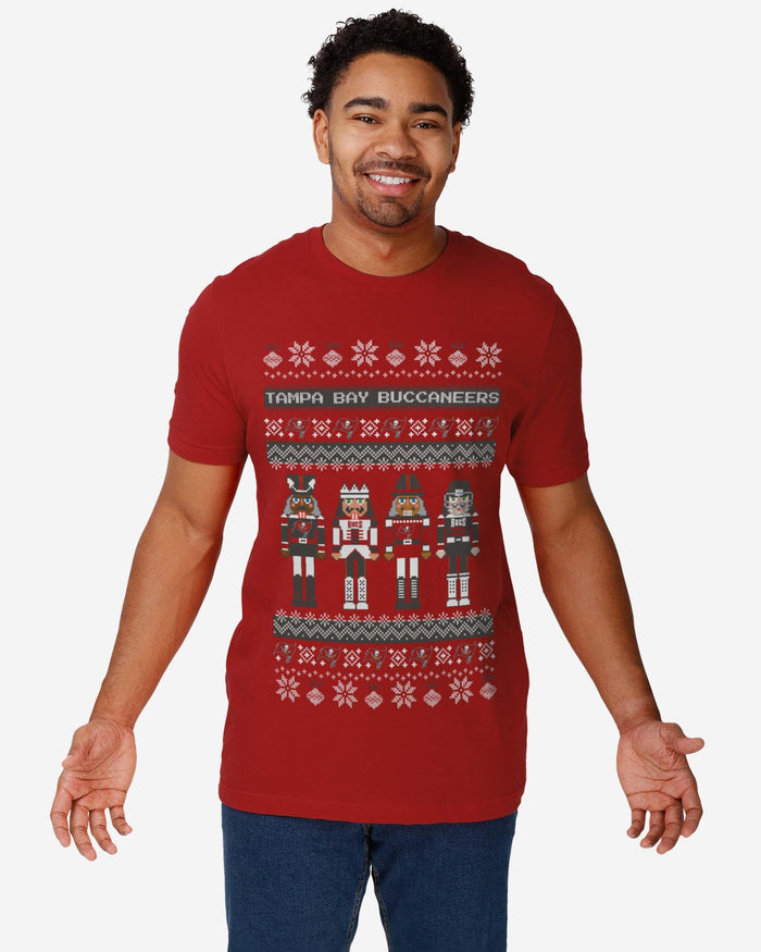 Tampa Bay Buccaneers Holiday Nutcracker Sweater T-Shirt FOCO - FOCO.com