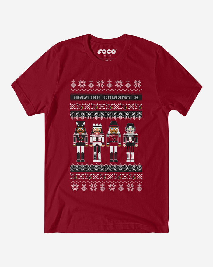 Arizona Cardinals Holiday Nutcracker Sweater T-Shirt FOCO S - FOCO.com