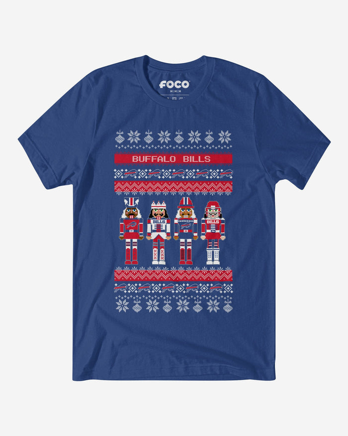 Buffalo Bills Holiday Nutcracker Sweater T-Shirt FOCO S - FOCO.com