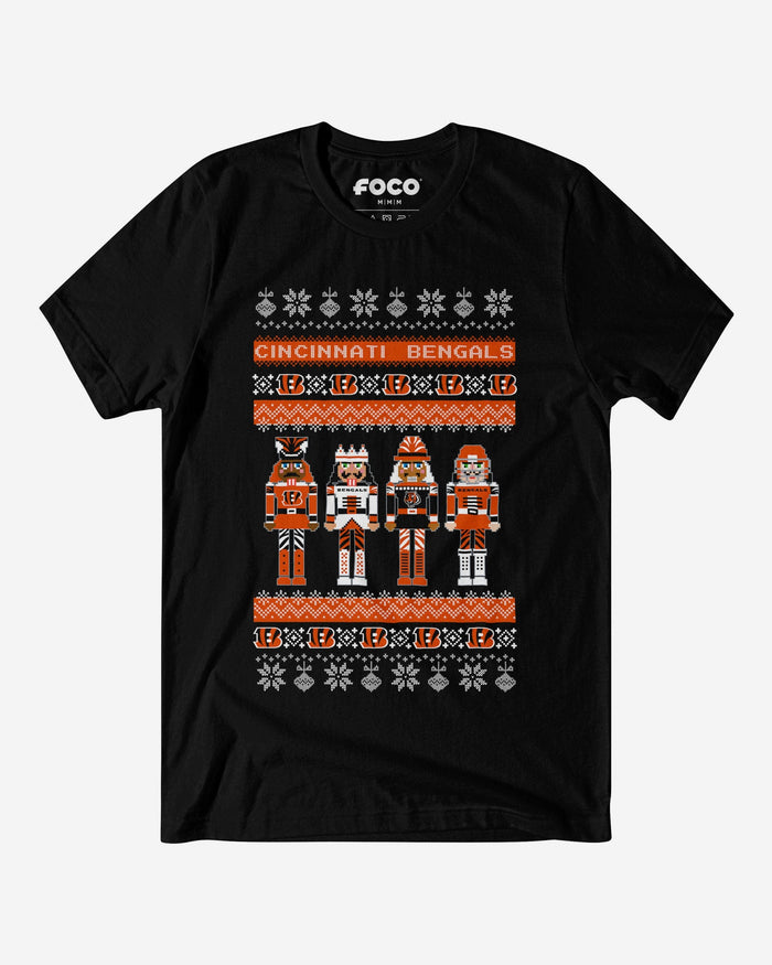 Cincinnati Bengals Holiday Nutcracker Sweater T-Shirt FOCO S - FOCO.com