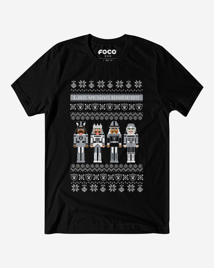 Las Vegas Raiders Holiday Nutcracker Sweater T-Shirt FOCO S - FOCO.com