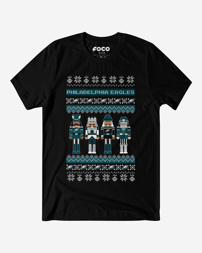 Philadelphia Eagles Holiday Nutcracker Sweater T-Shirt FOCO S - FOCO.com