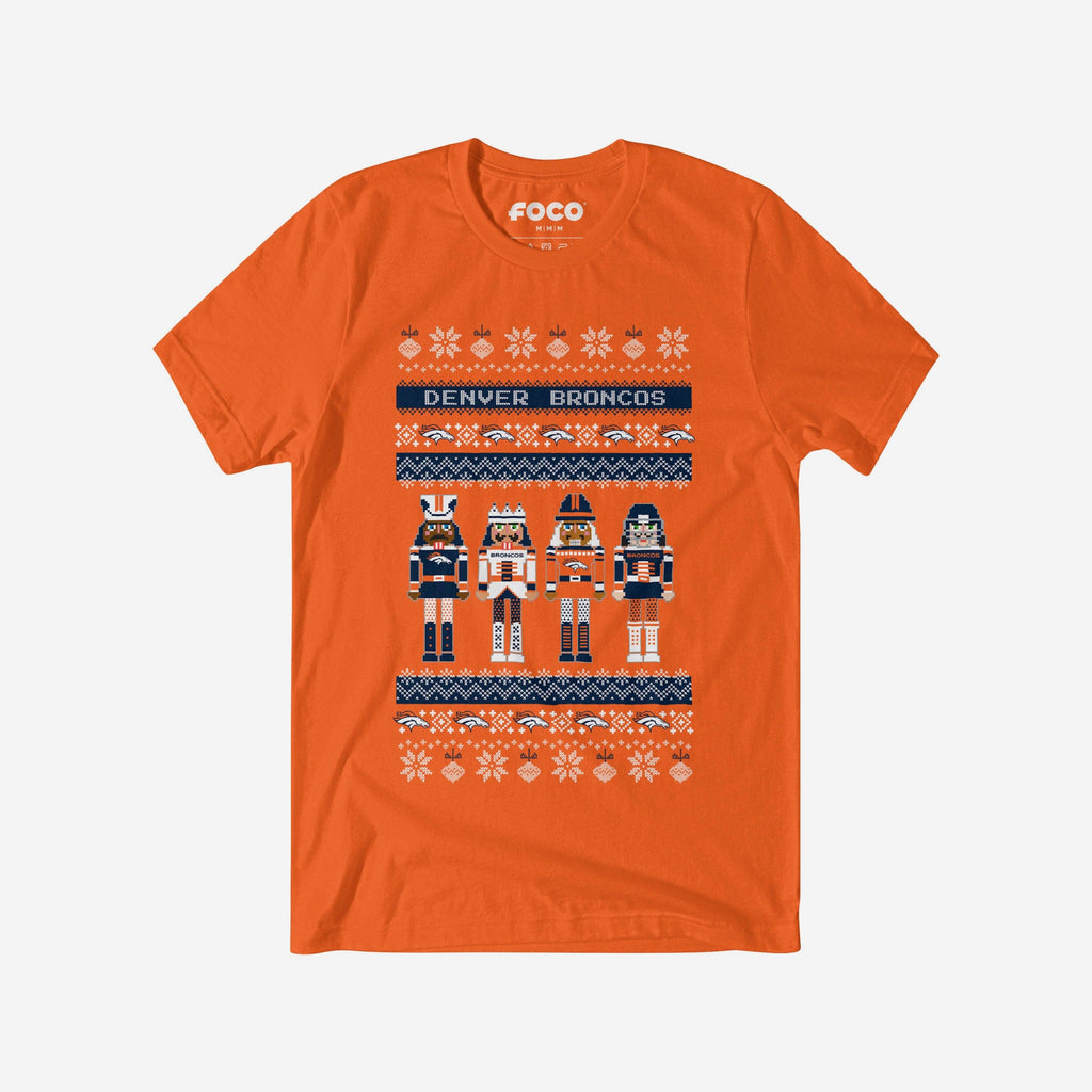 Denver Broncos Holiday Nutcracker Sweater T-Shirt FOCO S - FOCO.com