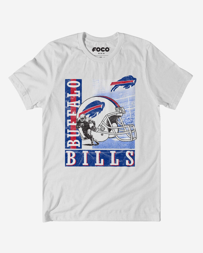 Buffalo Bills Helmet Dash T-Shirt FOCO S - FOCO.com