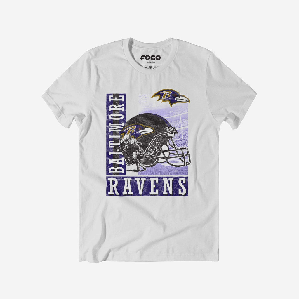 Baltimore Ravens Helmet Dash T-Shirt FOCO S - FOCO.com