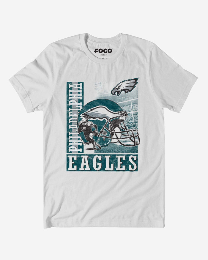 Philadelphia Eagles Helmet Dash T-Shirt FOCO S - FOCO.com