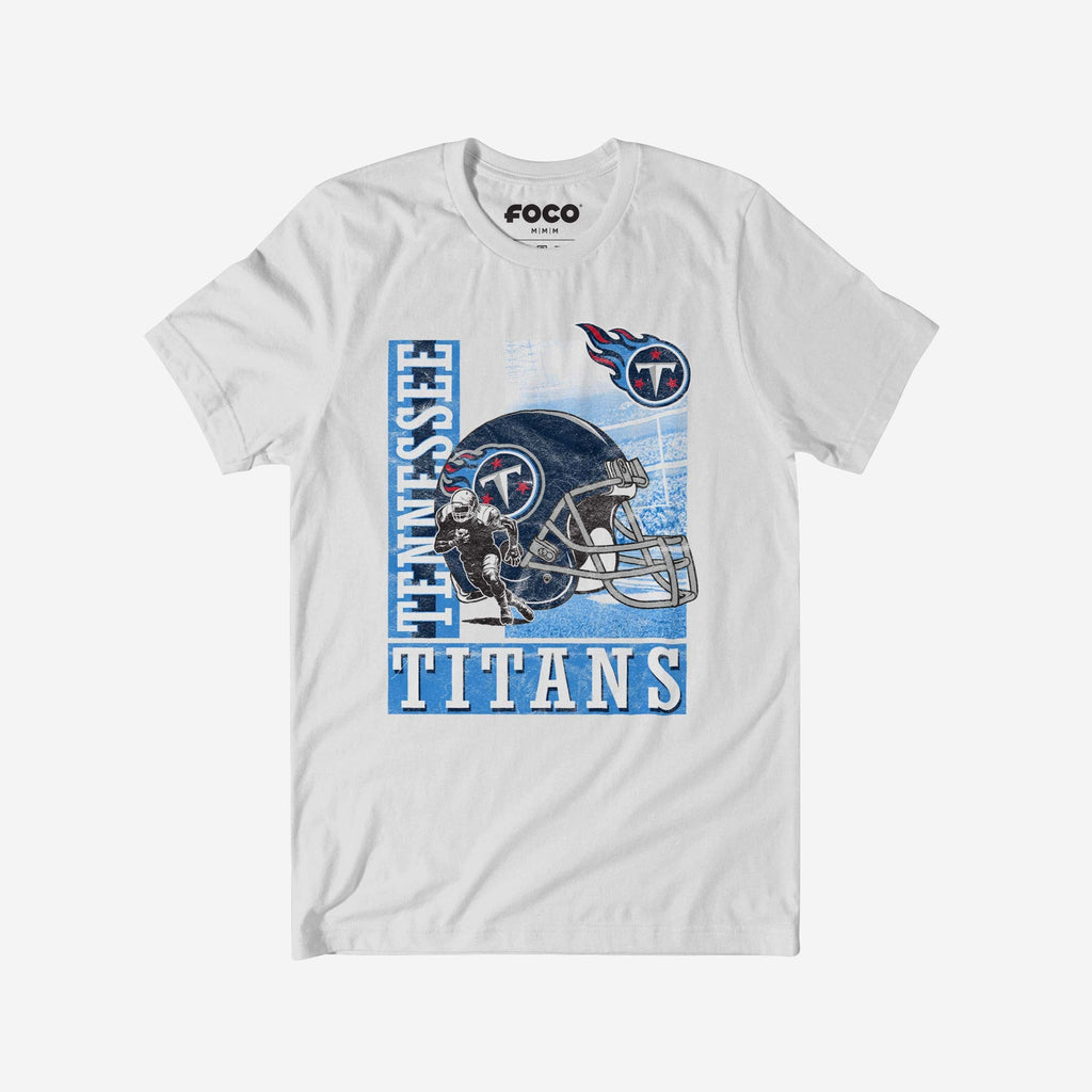 Tennessee Titans Helmet Dash T-Shirt FOCO S - FOCO.com