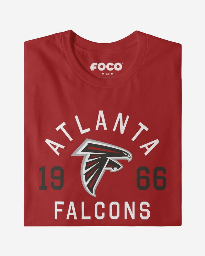 Atlanta Falcons Heritage Print T-Shirt FOCO Black S - FOCO.com