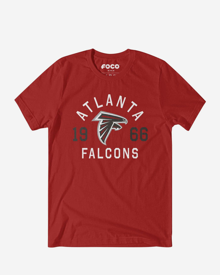 Atlanta Falcons Heritage Print T-Shirt FOCO Black S - FOCO.com