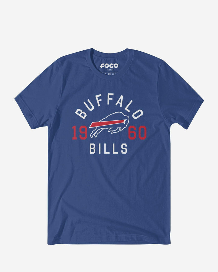 Buffalo Bills Heritage Print T-Shirt FOCO Black S - FOCO.com
