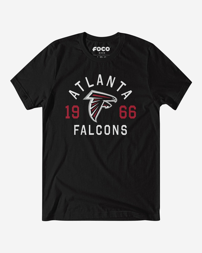 Atlanta Falcons Heritage Print T-Shirt FOCO Black S - FOCO.com