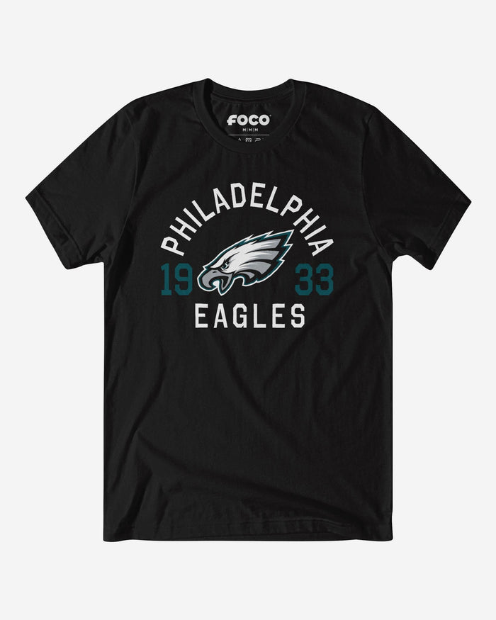 Philadelphia Eagles Heritage Print T-Shirt FOCO Ash S - FOCO.com