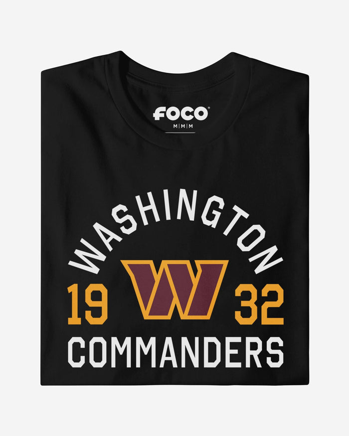 Washington Commanders Heritage Print T-Shirt FOCO Maroon S - FOCO.com
