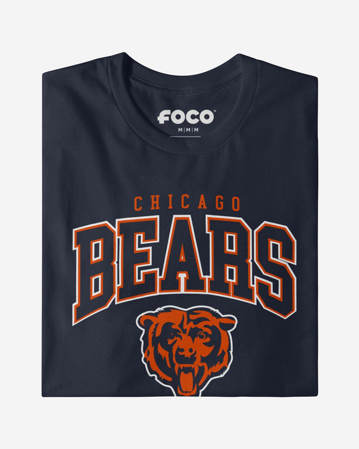 Chicago Bears Classic Arched Logo Long Sleeve T-Shirt FOCO - FOCO.com