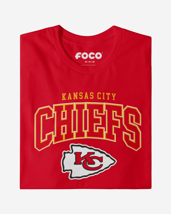 Kansas City Chiefs Classic Arched Logo Long Sleeve T-Shirt FOCO - FOCO.com