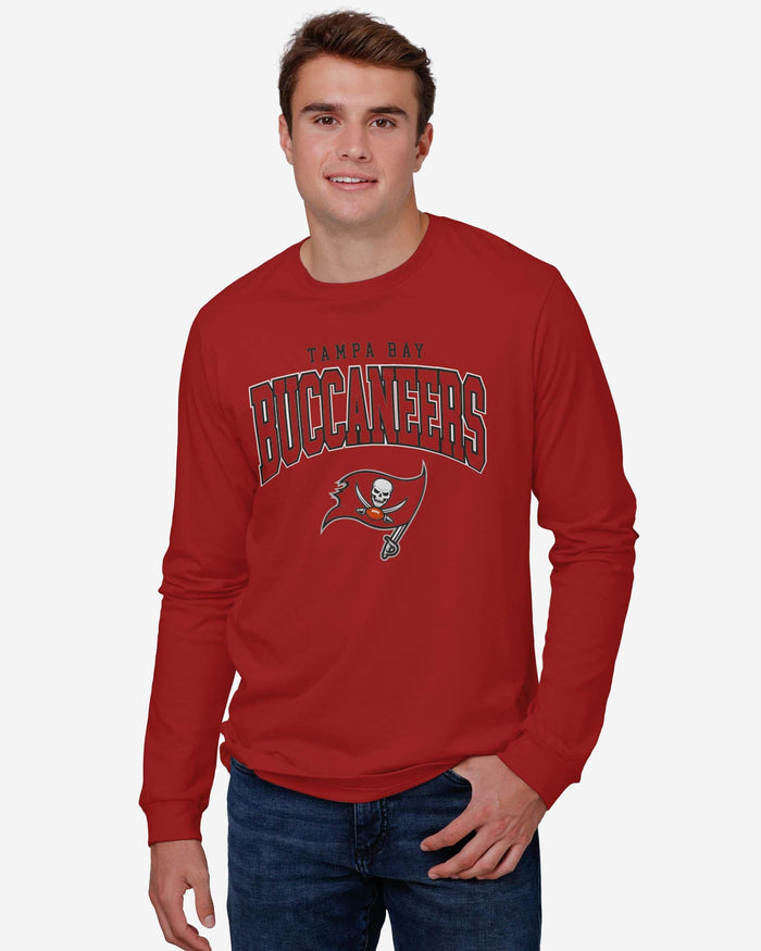 Tampa Bay Buccaneers Classic Arched Logo Long Sleeve T-Shirt FOCO - FOCO.com