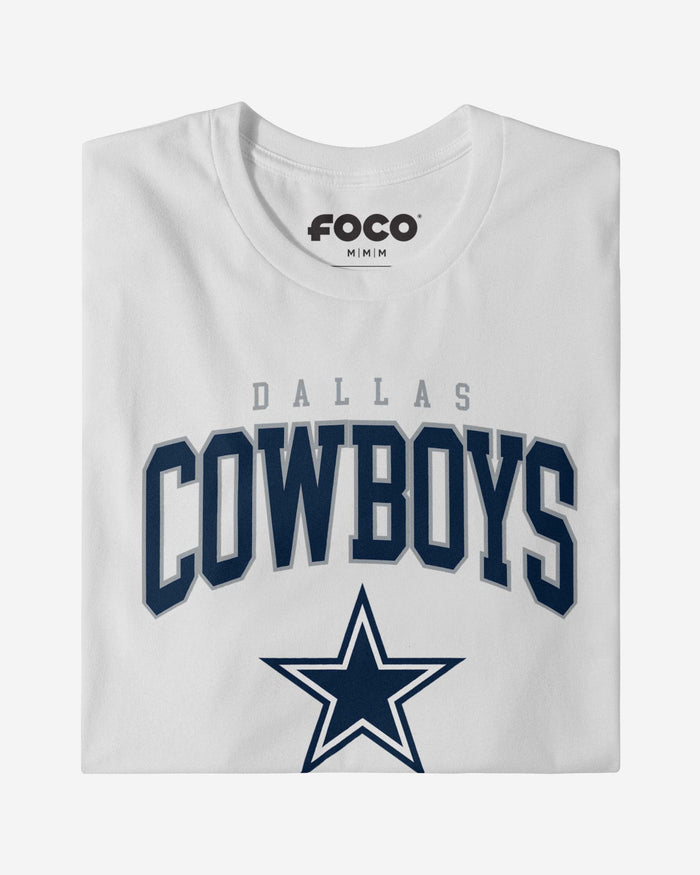 Dallas Cowboys Classic Arched Logo Long Sleeve T-Shirt FOCO - FOCO.com