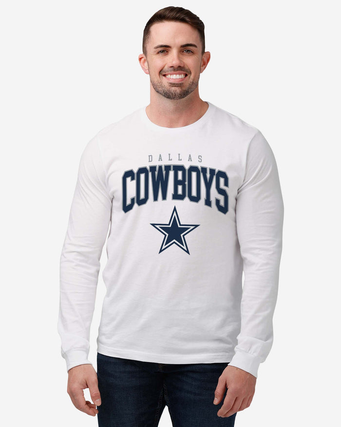 Dallas Cowboys Classic Arched Logo Long Sleeve T-Shirt FOCO - FOCO.com