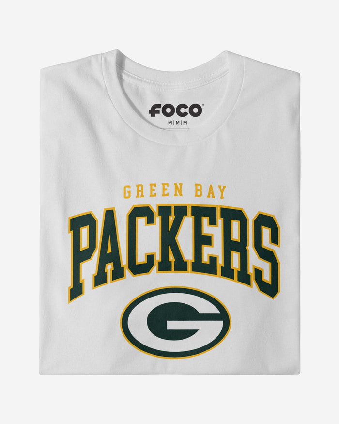 Green Bay Packers Classic Arched Logo Long Sleeve T-Shirt FOCO - FOCO.com