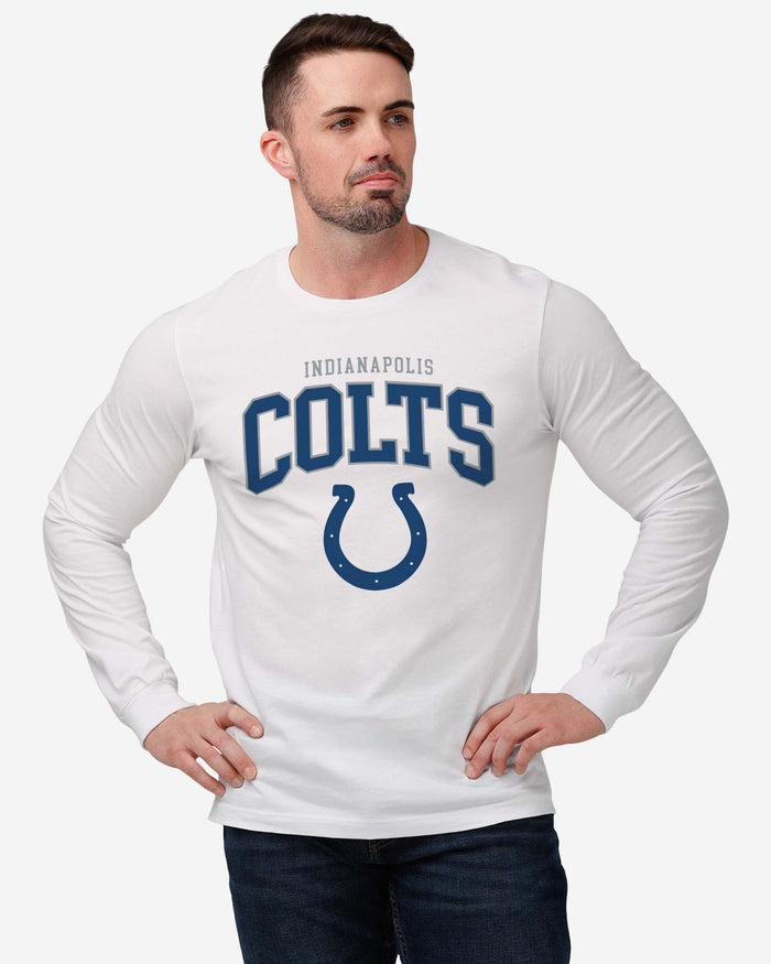 Indianapolis Colts Classic Arched Logo Long Sleeve T-Shirt FOCO - FOCO.com