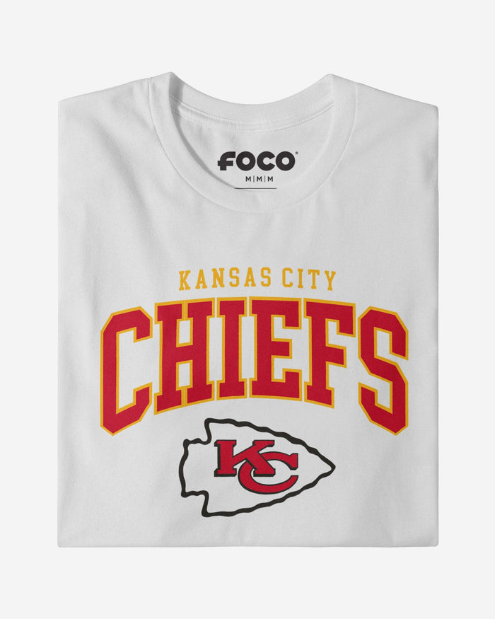 Kansas City Chiefs Classic Arched Logo Long Sleeve T-Shirt FOCO - FOCO.com