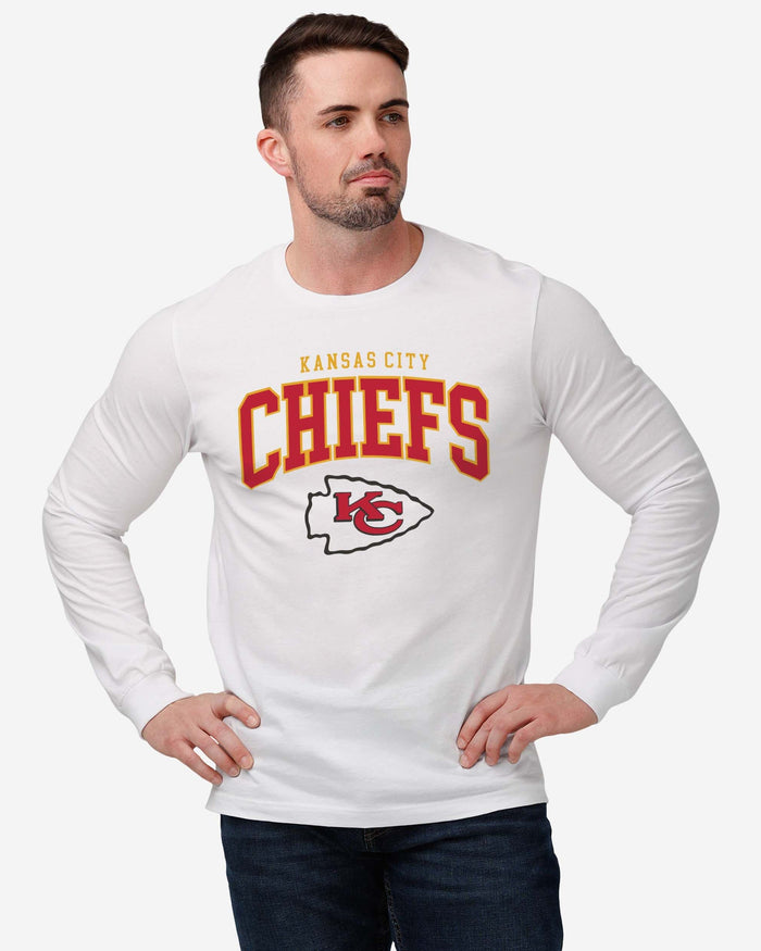 Kansas City Chiefs Classic Arched Logo Long Sleeve T-Shirt FOCO - FOCO.com