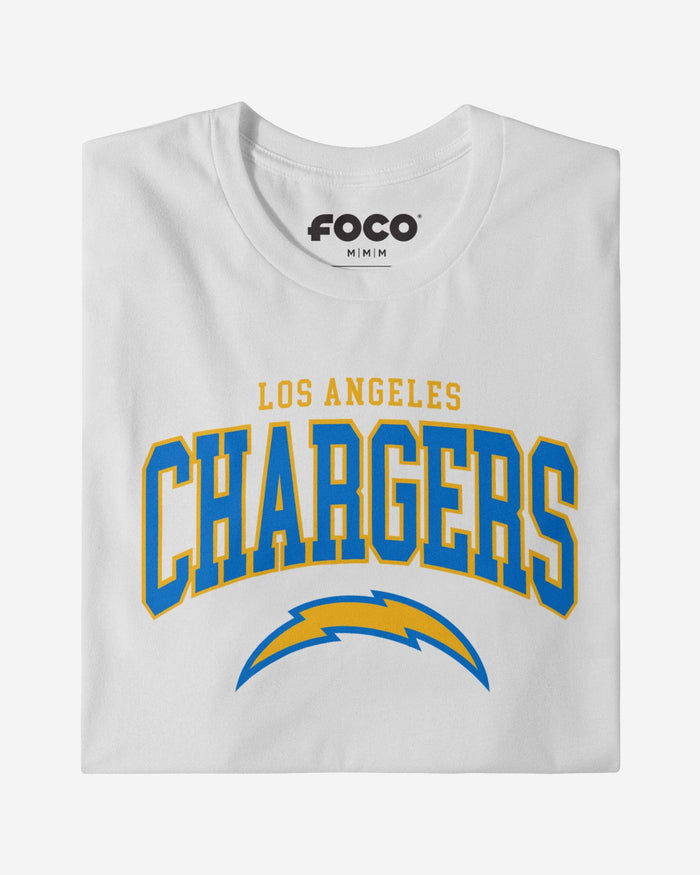 Los Angeles Chargers Classic Arched Logo Long Sleeve T-Shirt FOCO - FOCO.com