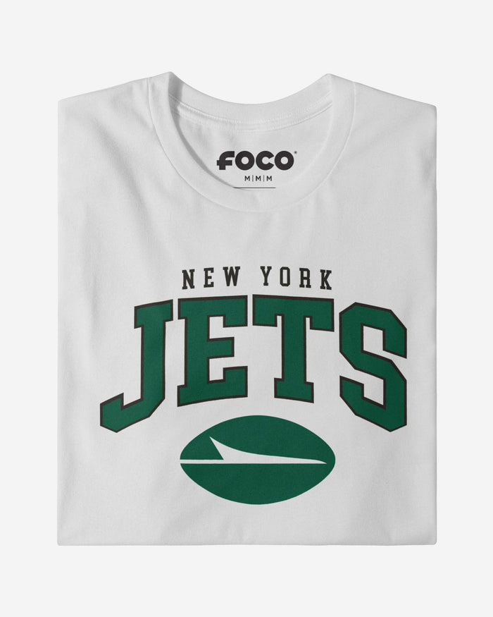 New York Jets Classic Arched Logo Long Sleeve T-Shirt FOCO - FOCO.com