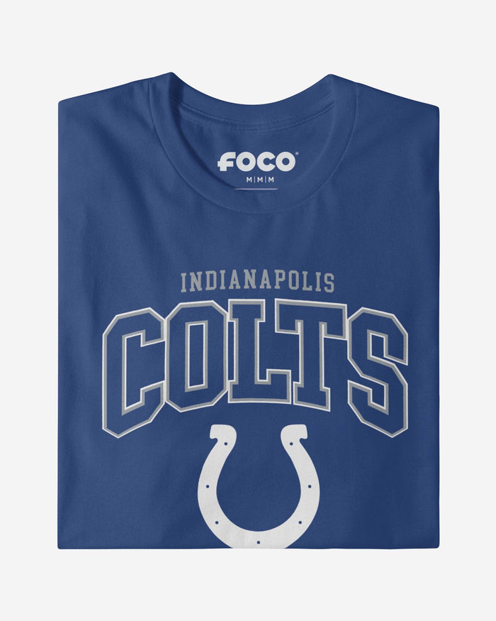 Indianapolis Colts Classic Arched Logo Long Sleeve T-Shirt FOCO - FOCO.com