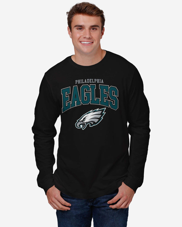 Philadelphia Eagles Classic Arched Logo Long Sleeve T-Shirt FOCO - FOCO.com