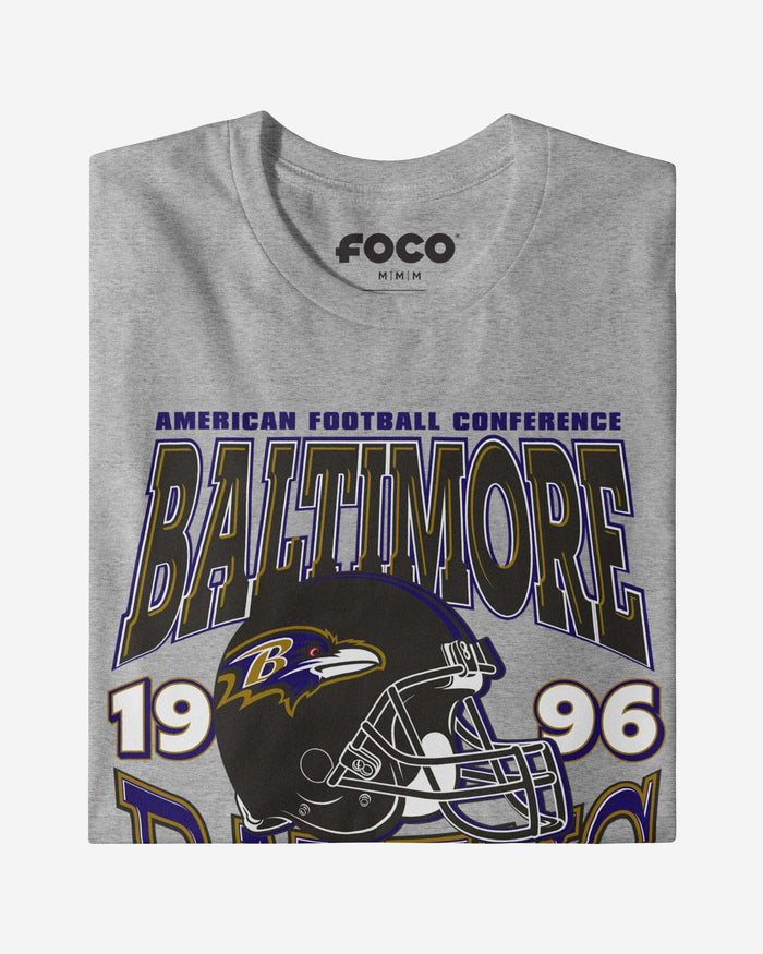 Baltimore Ravens Classic Team Helmet Long Sleeve T-Shirt FOCO - FOCO.com