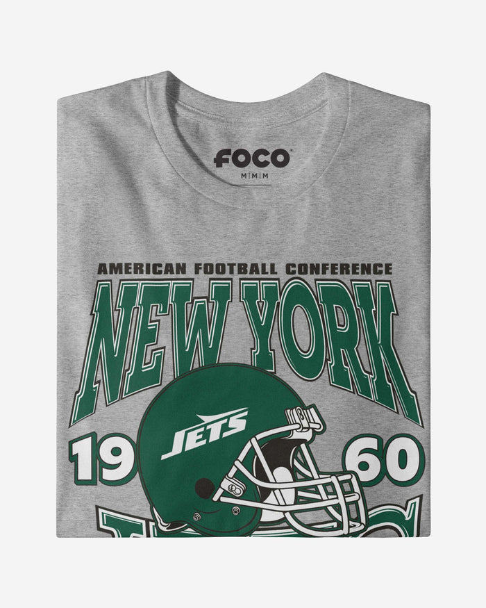 New York Jets Classic Team Helmet Long Sleeve T-Shirt FOCO - FOCO.com