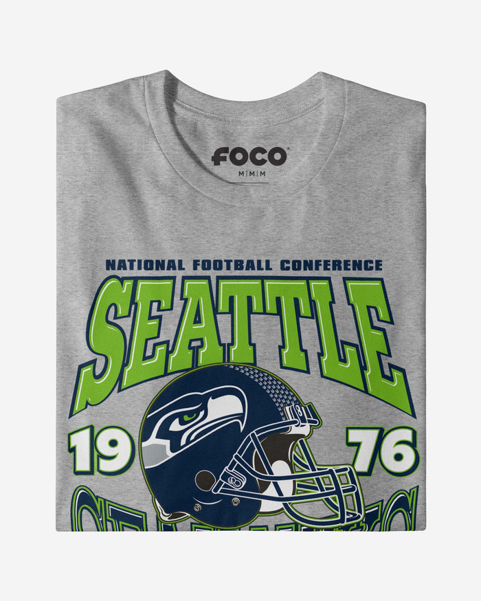 Seattle Seahawks Classic Team Helmet Long Sleeve T-Shirt FOCO - FOCO.com