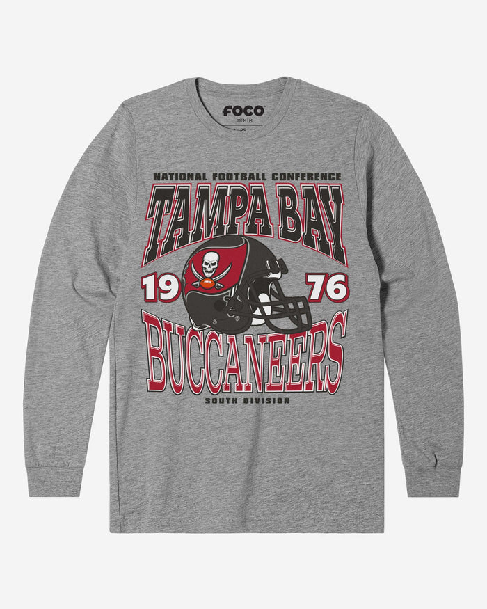 Tampa Bay Buccaneers Classic Team Helmet Long Sleeve T-Shirt FOCO S - FOCO.com