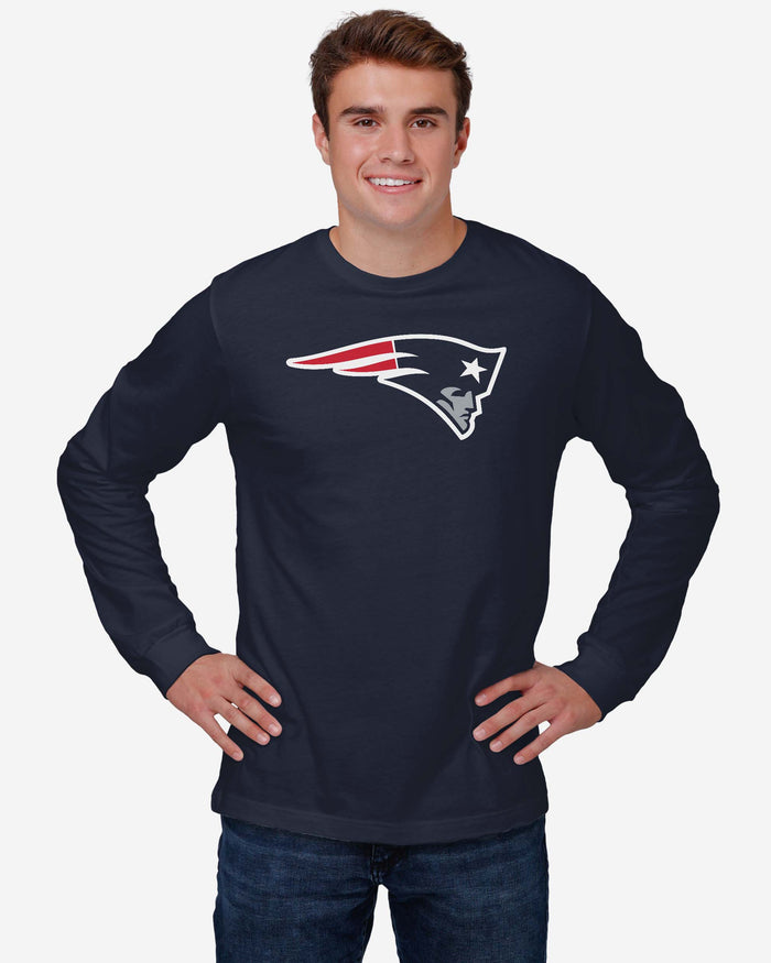 New England Patriots Primary Logo Long Sleeve T-Shirt FOCO - FOCO.com