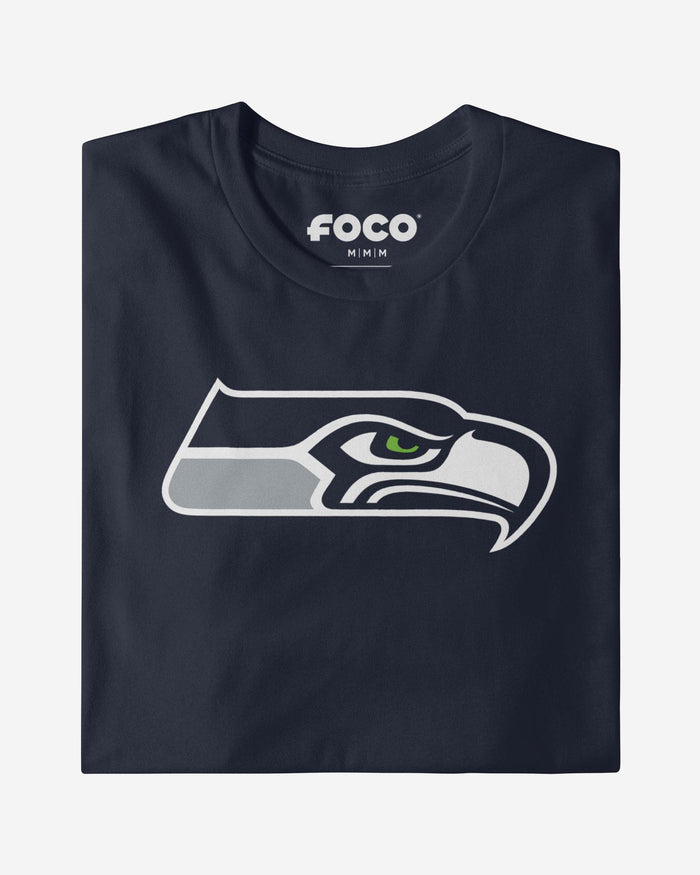 Seattle Seahawks Primary Logo Long Sleeve T-Shirt FOCO - FOCO.com