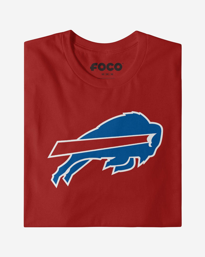 Buffalo Bills Primary Logo Long Sleeve T-Shirt FOCO Canvas Red S - FOCO.com