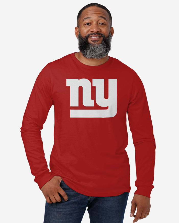 New York Giants Primary Logo Long Sleeve T-Shirt FOCO - FOCO.com