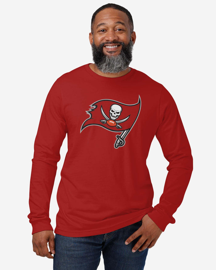 Tampa Bay Buccaneers Primary Logo Long Sleeve T-Shirt FOCO - FOCO.com