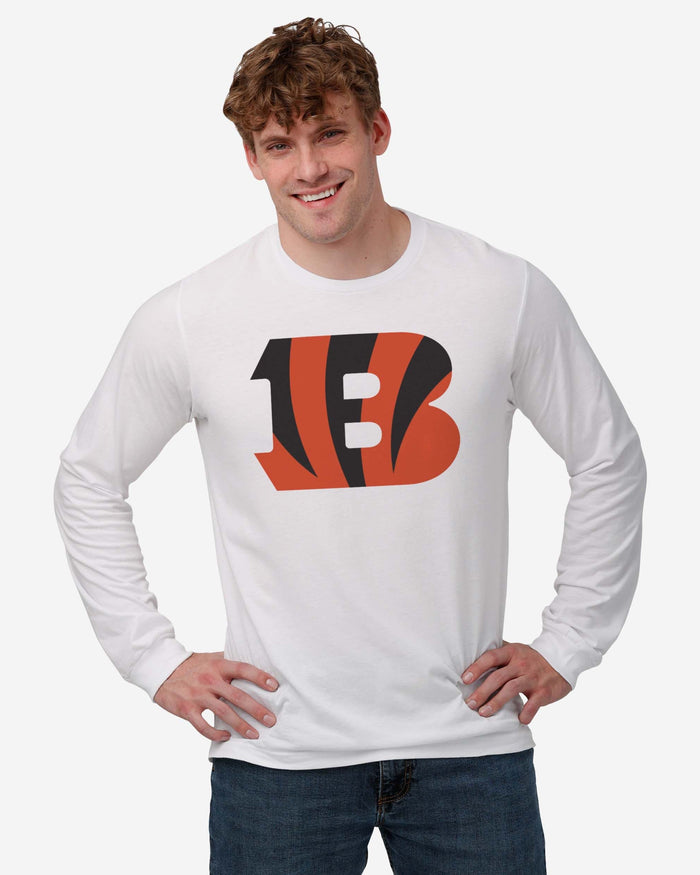 Cincinnati Bengals Primary Logo Long Sleeve T-Shirt FOCO - FOCO.com