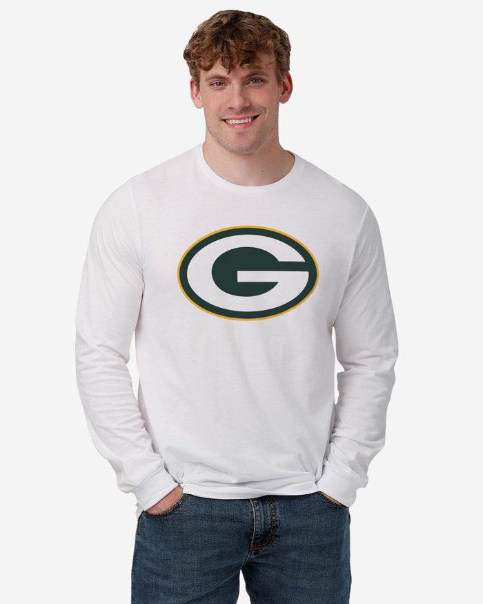 Green Bay Packers Primary Logo Long Sleeve T-Shirt FOCO - FOCO.com